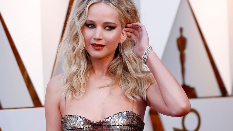 Jennifer Lawrence says 'trauma' of having her nude photos shared online 'will exist forever' | Ents & Arts News | Sky News