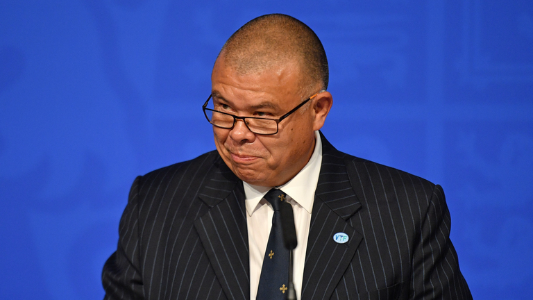 Deputy Chief Medical Officer for England Professor Jonathan Van Tam during a media briefing in Downing Street, London, on coronavirus (Covid-19). Picture date: Tuesday September 14, 2021.