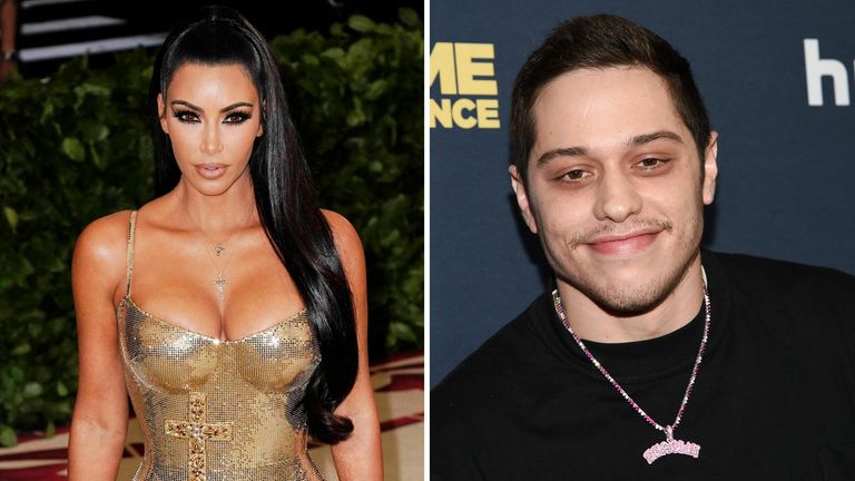 Kim Kardashian and Pete Davidson have seemingly confirmed romance rumours after they were pictured together for the first time in matching  pyjamas.