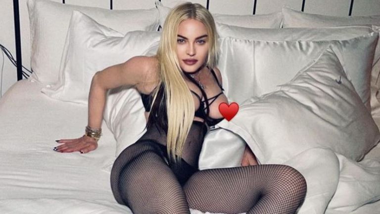 Madonna has criticised Instagram for taking down some of her pictures. Pic: @madonna/Instagram