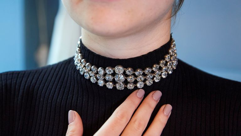 Marie Antoinette's diamond bracelets sell for than £6 million at after being family for 200 years | World News | Sky News