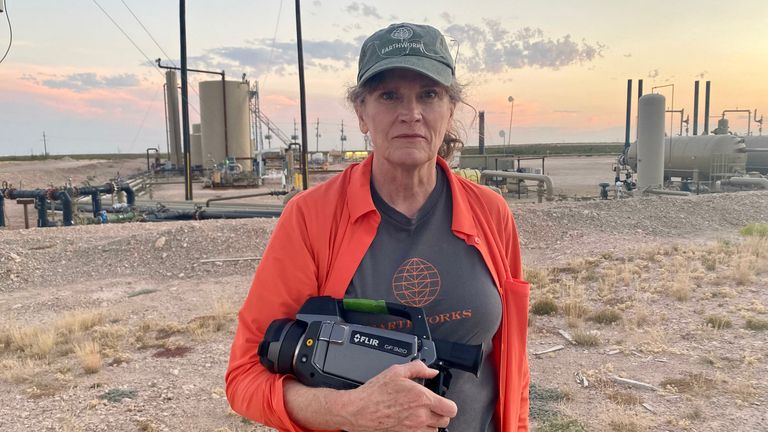 Sharon Wilson is a methane hunter