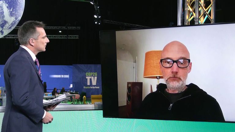 Musician and campaigner, Moby