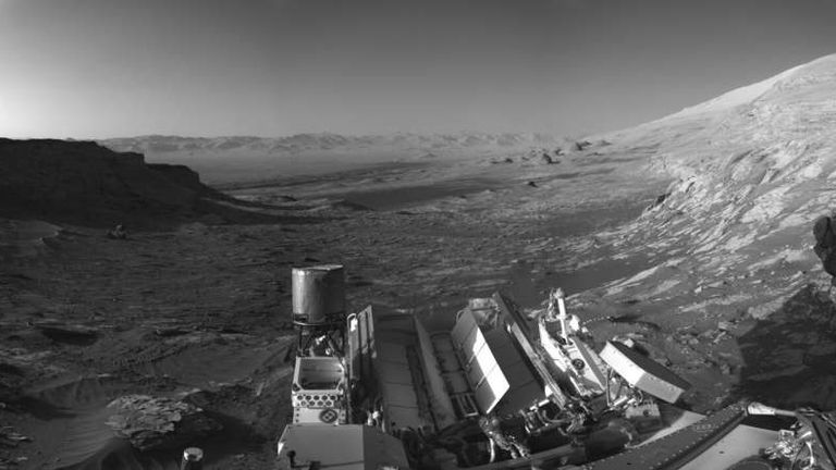 Taken by NASA&#39;s curiosity rover Pic. NASA/JPL-Caltech