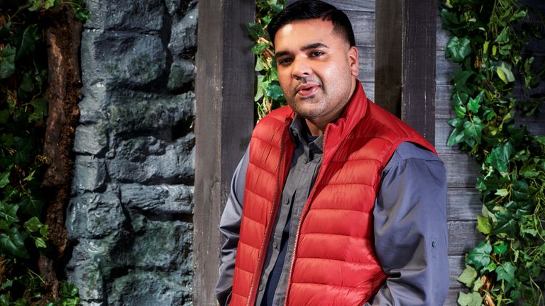 Naughty Boy - I&#39;m A Celebrity... Get Me Out Of Here! 2021. Pic: ITV/Lifted Entertainment