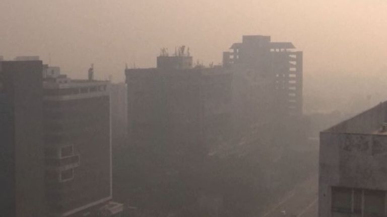 Air quality in New Delhi is very poor