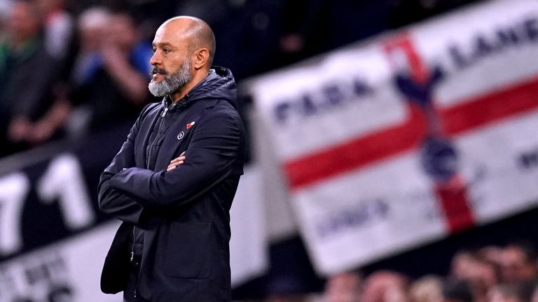 Nuno Espirito Santo saw his side fall to a 3-0 defeat at home to Manchester United at the weekend
