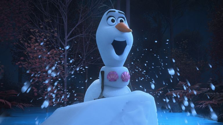 Disney&#39;s Olaf. Pic: Walt Disney Studios