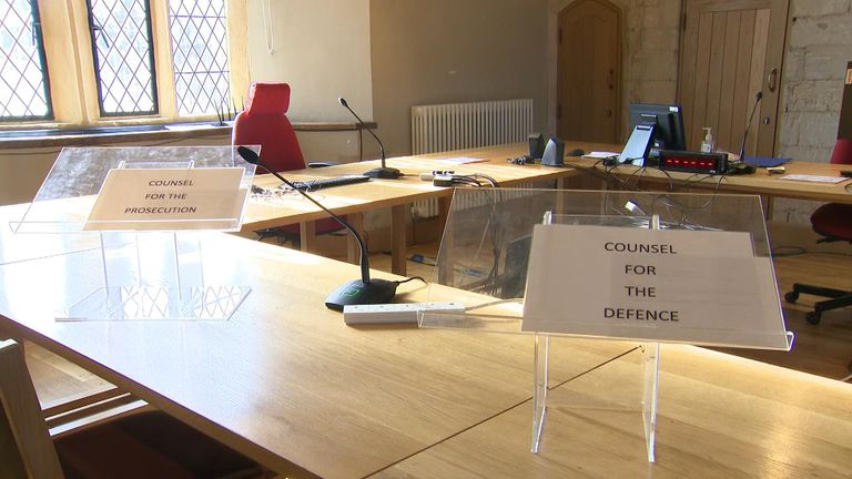 The court at Peterborough Cathedral does not sit full-time
