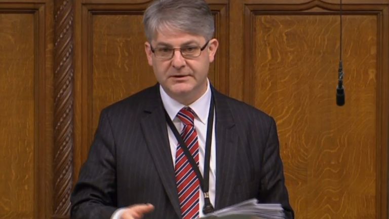 Tory MP Philip Davies speaking in the House of Commons, London where he delivered one of the Commons&#39; longest speeches in recent years, sparking fears that reforms to mental health units could be blocked.