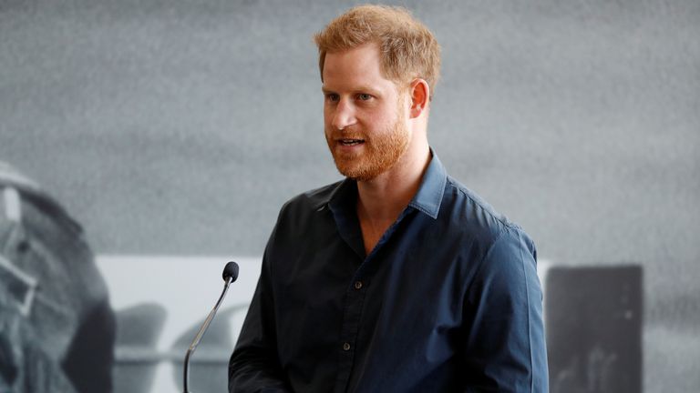Prince Harry said he sent a warning about a "coup" being staged on Twitter ahead of the US Capitol riots 