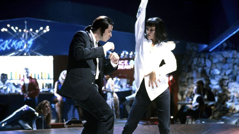 John Travolta and Uma Thurman in Pulp Fiction. Pic: Miramax/Buena Vista/Kobal/Shutterstock