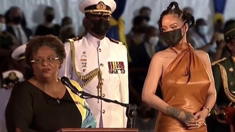 Rihanna is declared national hero in Barbados