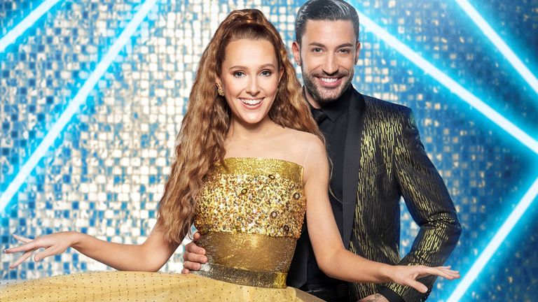Rose Ayling-Ellis and Giovanni Pernice on Strictly Come Dancing. Pic: Ray Burmiston/ BBC