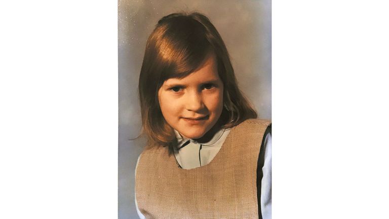 embargoed until 5pm. 
Picture to go with  Ali Fortiscue interview with Abuse victim Sarah Mo 
Pictured as a child