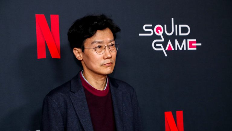 Director Hwang Dong-hyuk attends a special event for the television series Squid Game in Los Angeles, California, U.S. November 8, 2021. REUTERS/Mario Anzuoni 