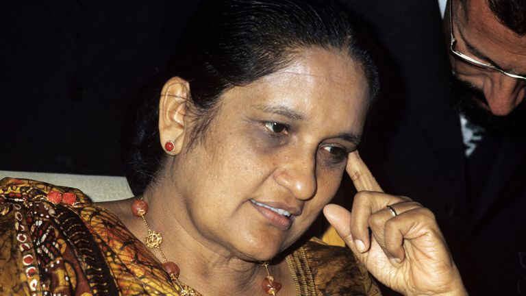 Sri Lanka became the first country to have a female leader when Sirimavo Bandaranaike was elected in 1960. Pic: AP