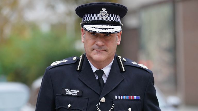 Stuart Cundy, Deputy Assistant Commissioner for the Metropolitan Police, arrives to give evidence at Stephen Port victims inquest at Barking Town Hall in London. Picture date: Friday November 19, 2021.
