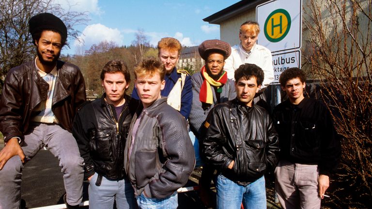 UB40 pictured in 1984. Pic: AP
