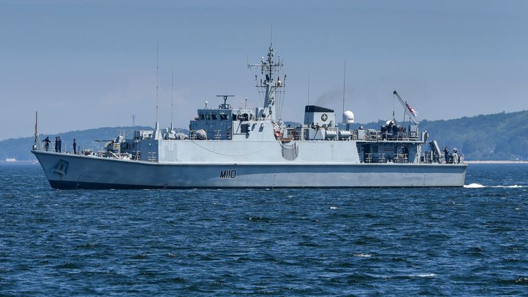 Minehunters are among the vessels on Ukraine&#39;s shopping list Pic: AP
