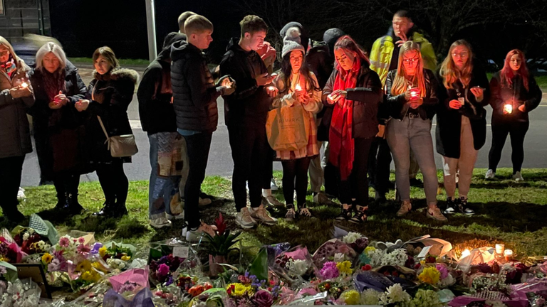 Crowds gathered in Plymouth to hold a candlelit vigil for Bobbi-Anne