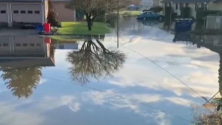 District of Washington state experiences heavy flooding 