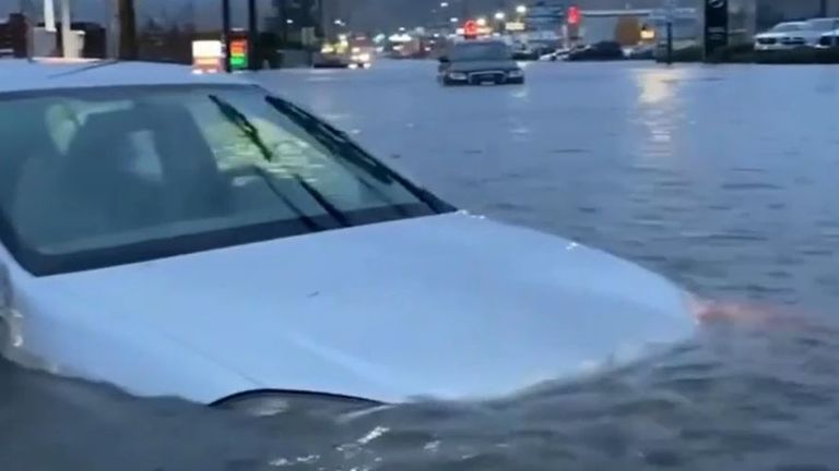 Washington state hit by flood