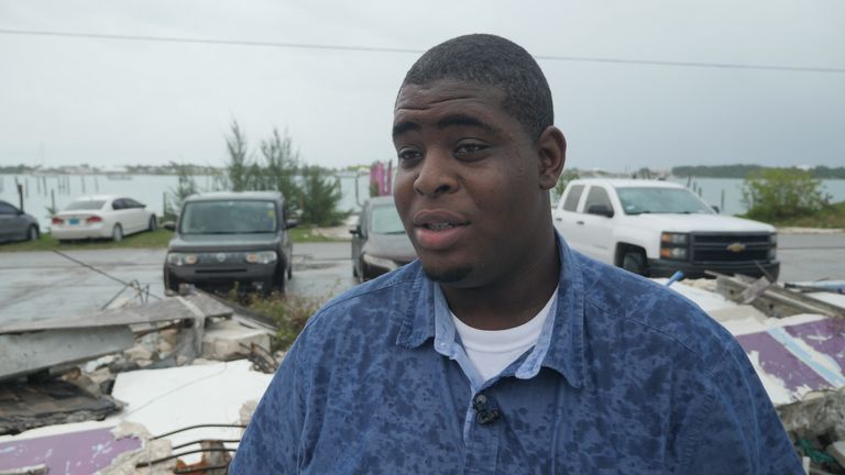  Zander Gardiner, an 18-year-old Great Abaco resident. 