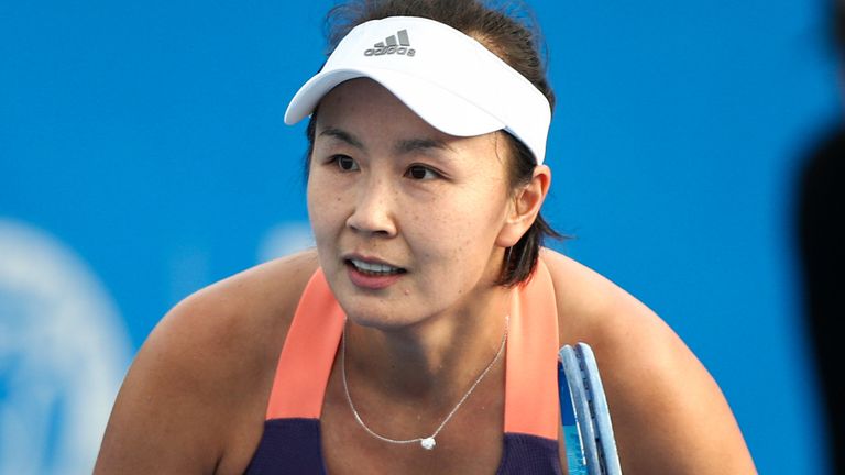 Chinese tennis player Peng Shuai (Getty)