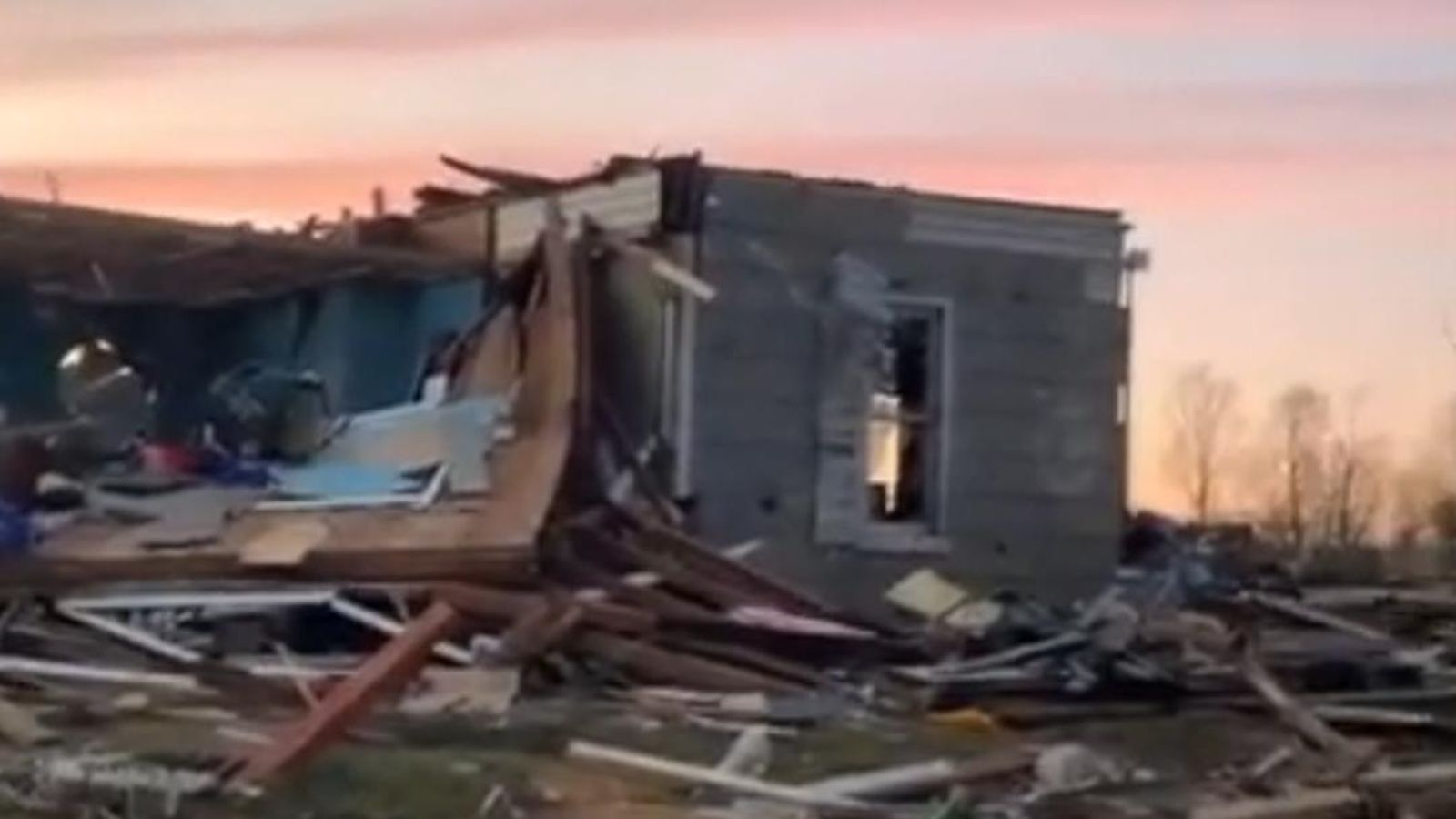 Kentucky city flattened by tornado News UK Video News Sky News