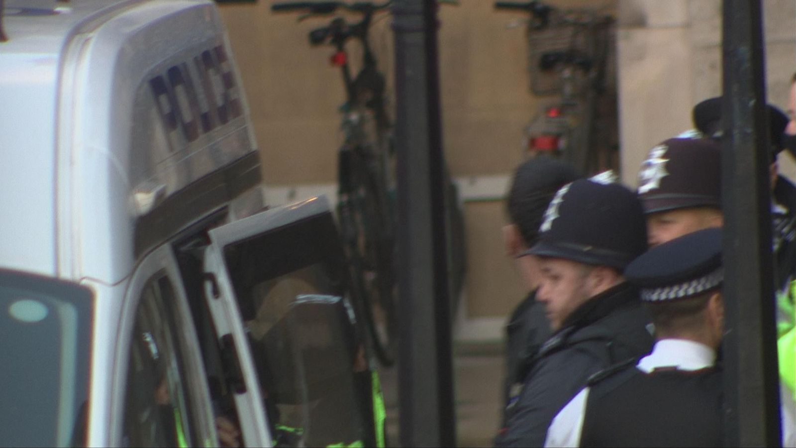 Man arrested after climbing fence into Houses of Parliament | UK News ...