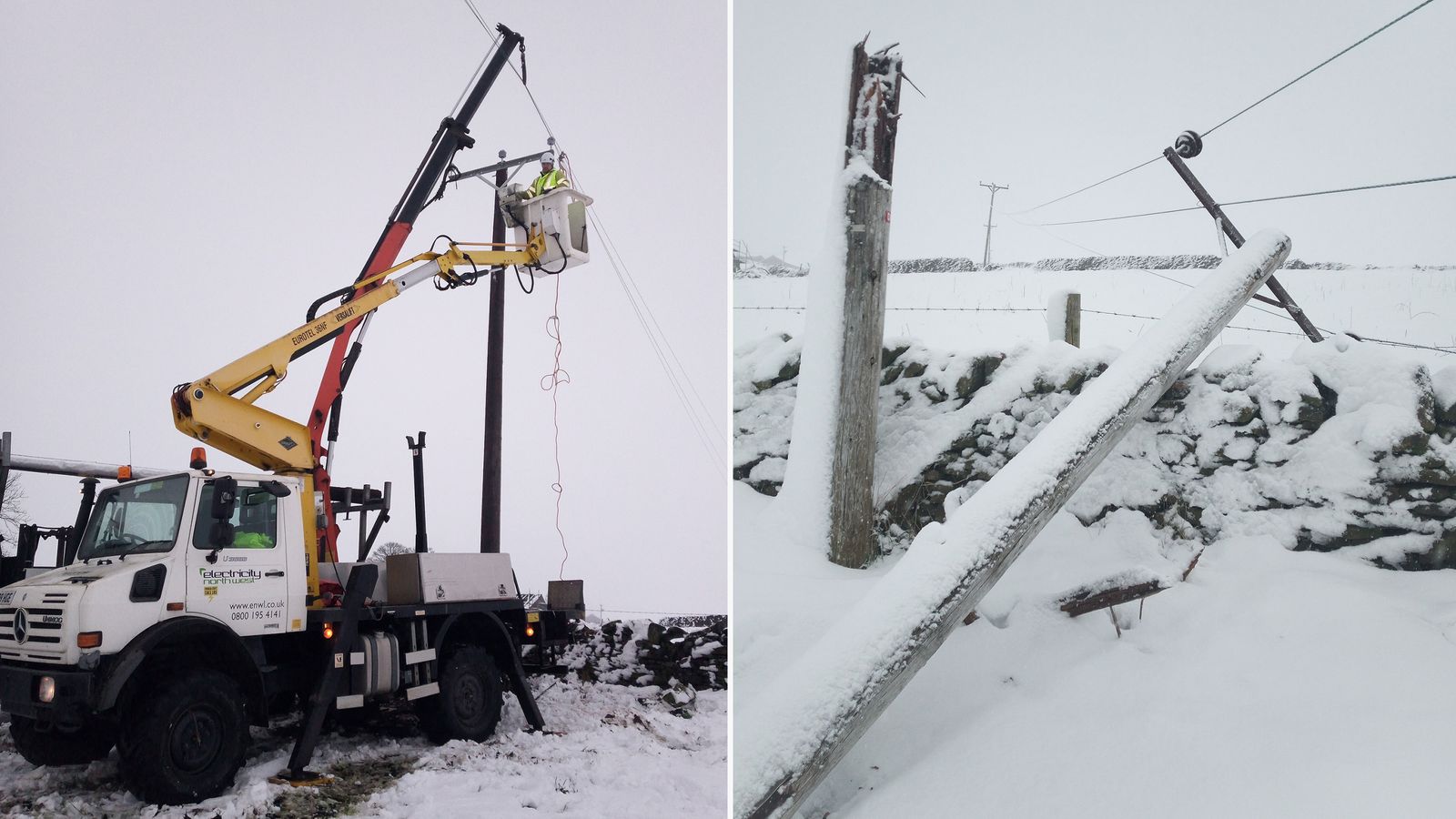 Storm Arwen: Power restored to 97% of homes but 30,000 face sixth day ...