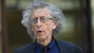 Piers Corbyn has been arrested on suspicion of encouragement to commit arson