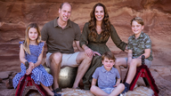The Duke and Duchess of Cambridge shared an adorable new photo of their three children 