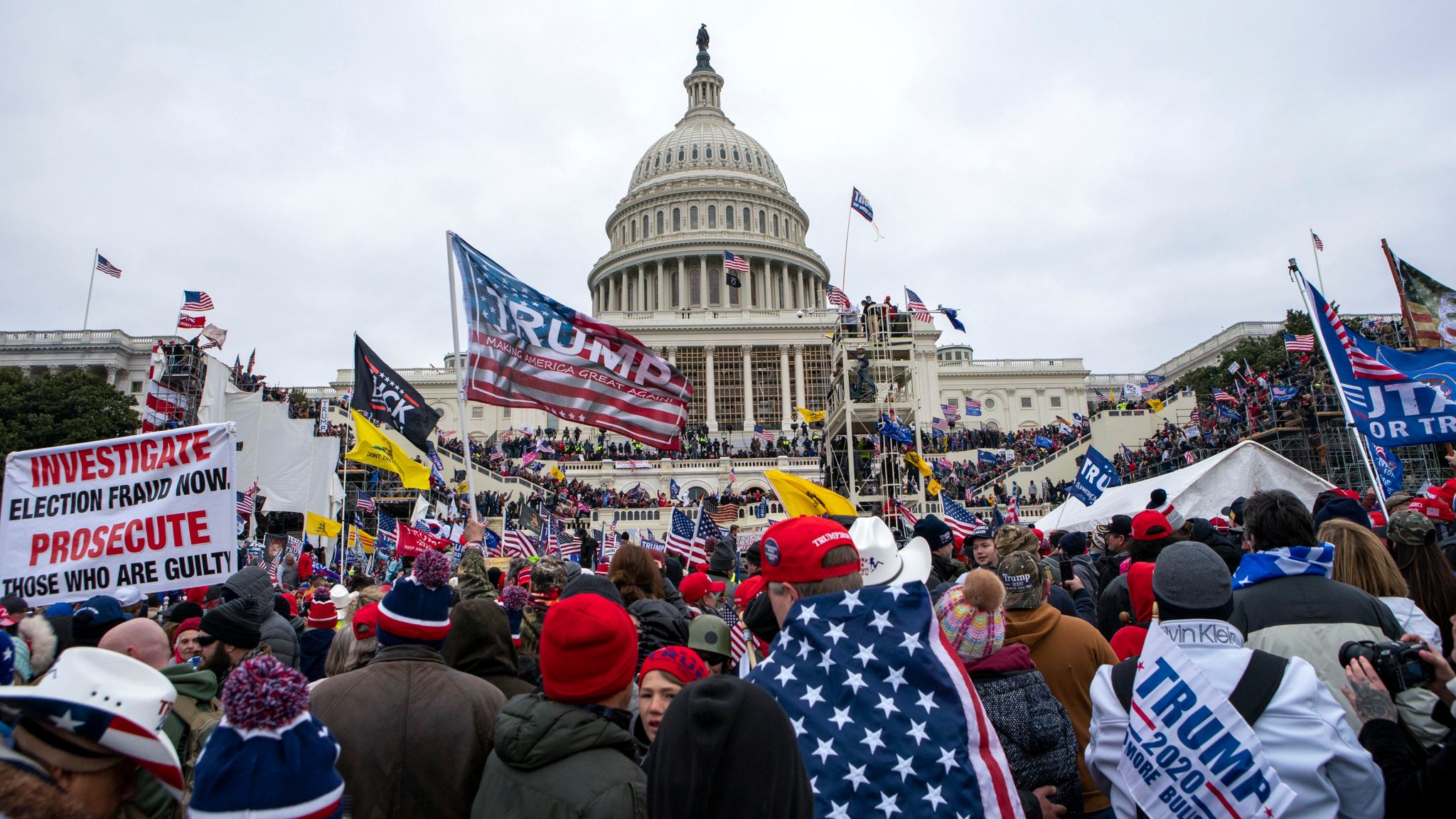 Президентские выборы в США 2024. Антиеврейский митинг в США.