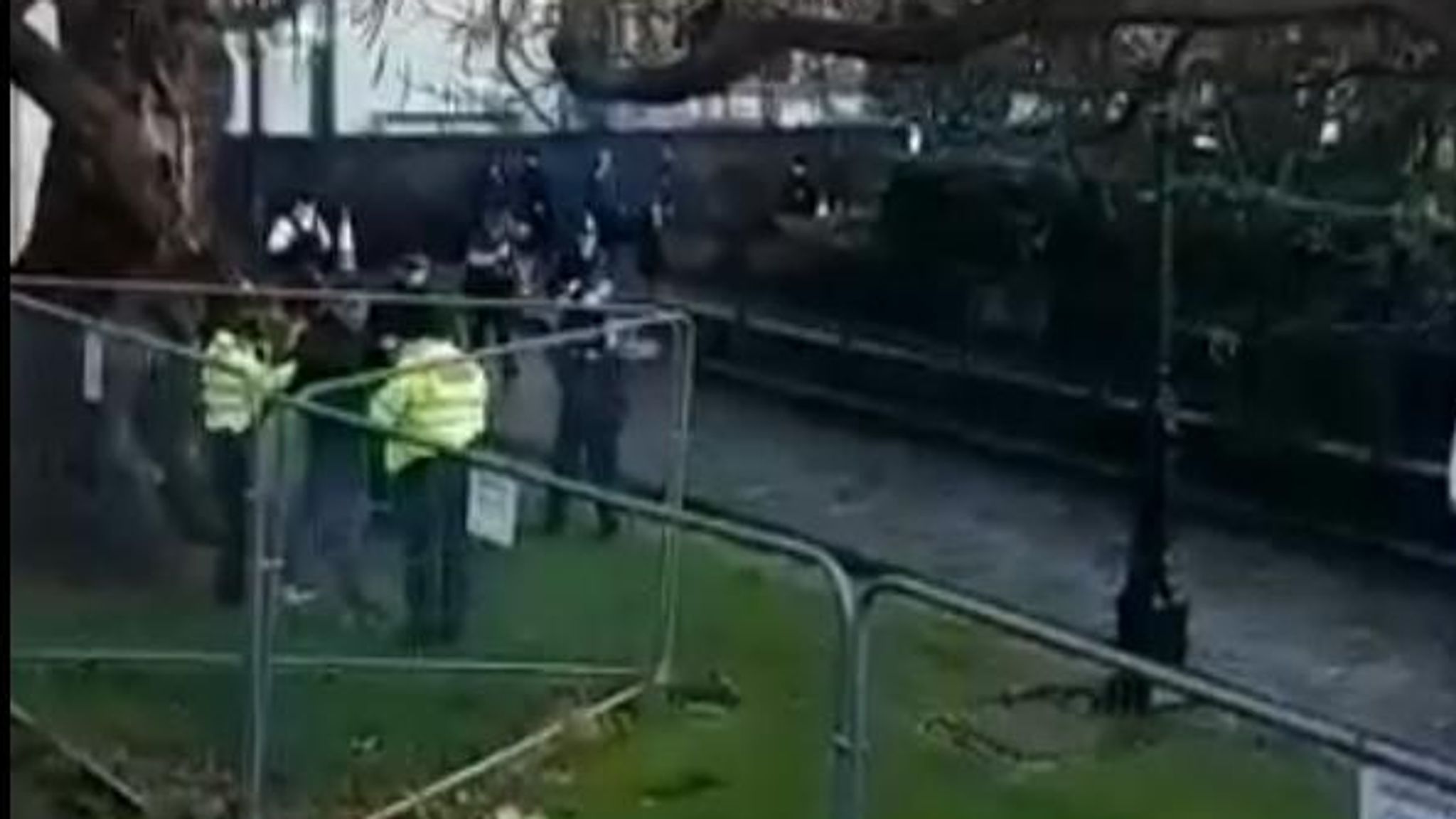 Man arrested after climbing fence into Houses of Parliament | UK News ...