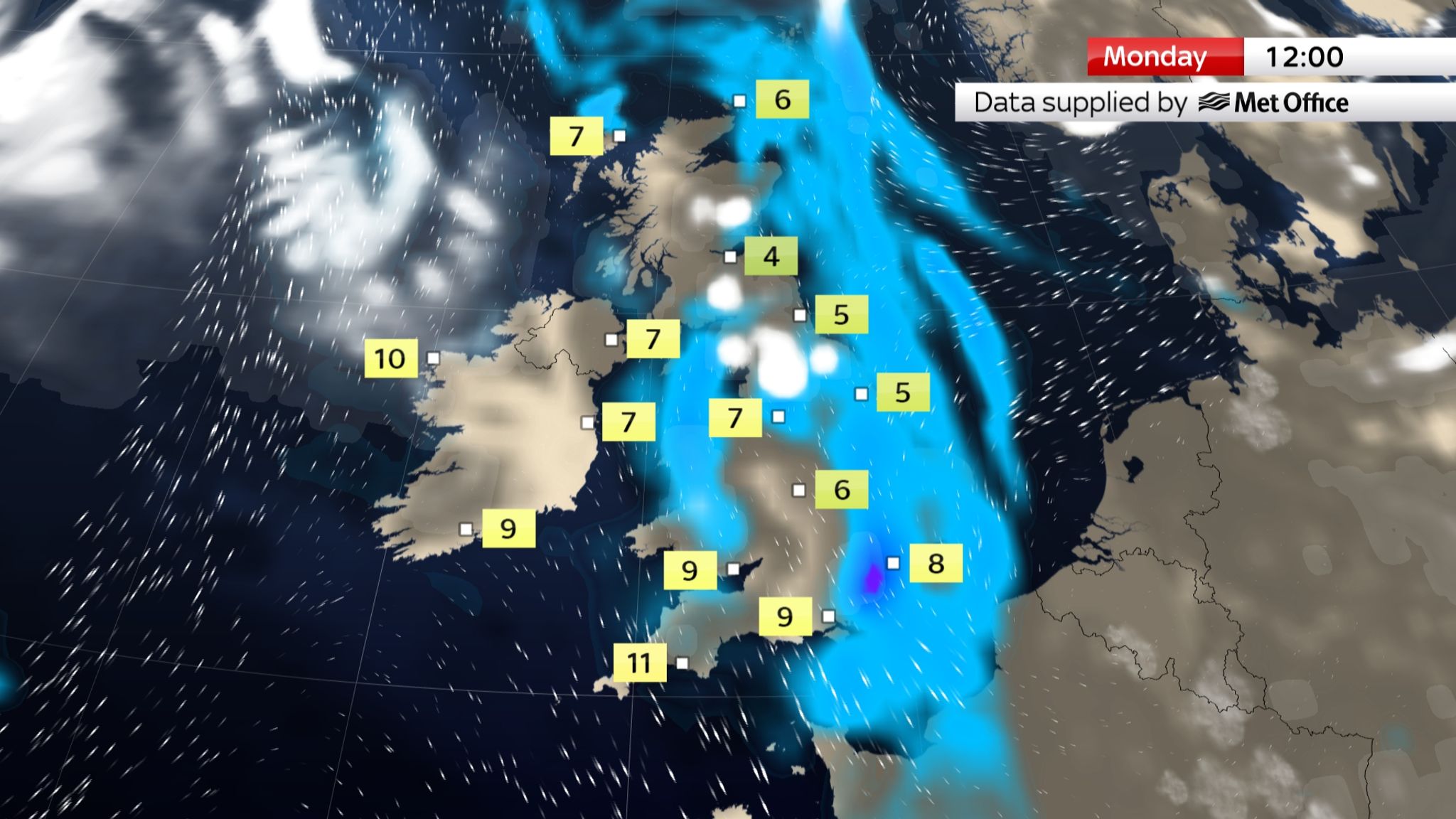 UK Weather: Storm Barra Set To Batter Britain As Thousands Of Homes ...