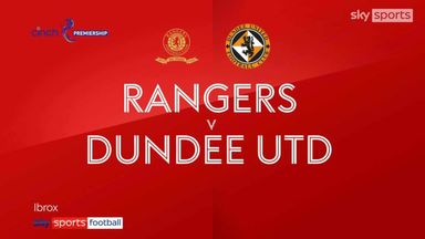 Rangers 1-0 Dundee Utd