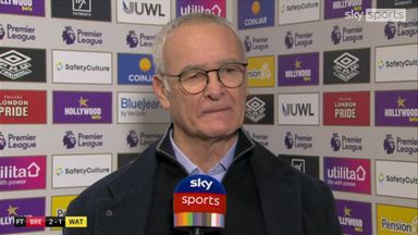 Frustrated Ranieri: Brentford deserved to win