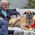 Mollie-Moo with her new best friend, owner John Bebbington