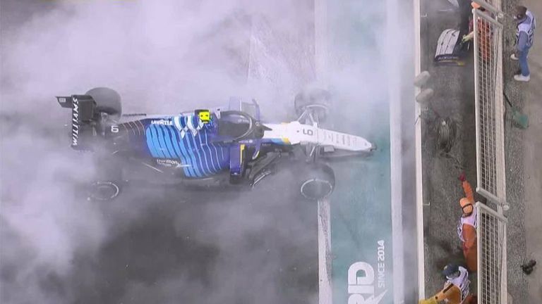 Flashback: Nicholas Latifi’s Abu Dhabi crash that caused last lap title drama