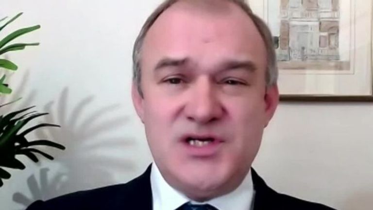 Lib Dem leader Sir Ed Davey says his party&#39;s historic North Shropshire win has &#39;brought some new hope to the whole nation&#39;.