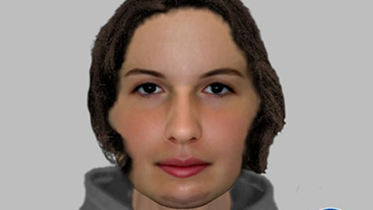 In April, police issued an e-fit of a woman that they wanted to speak to in connection with the discovery. Pic: West Midlands Police