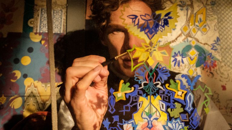 Benedict Cumberbatch in The Electrical Life Of Louis Wain. Pic: StudioCanal