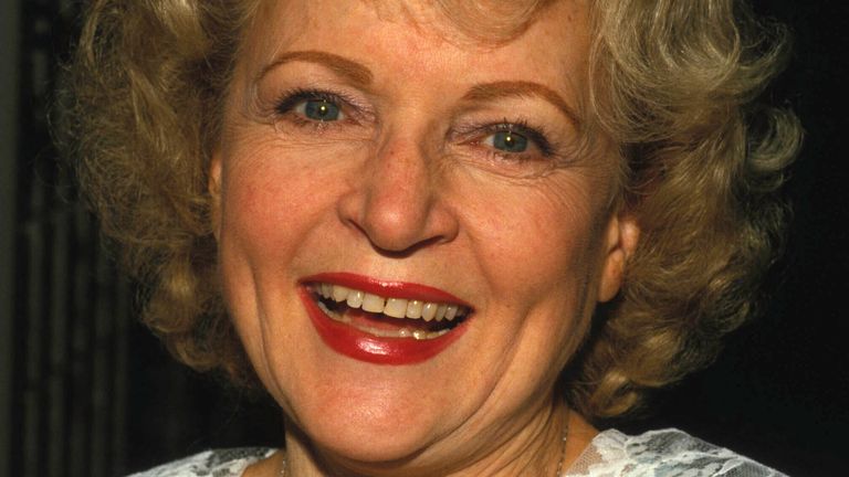 Actress Betty White. Pic: AP