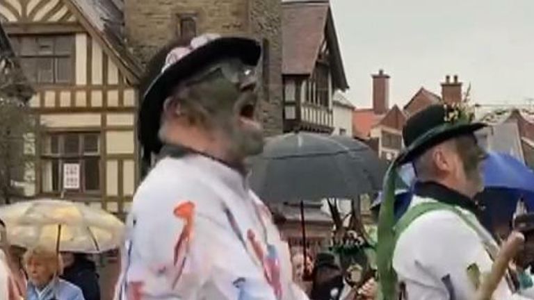 Morris dancers reluctantly ditch blackface for greenface changing a 500 year old tradition