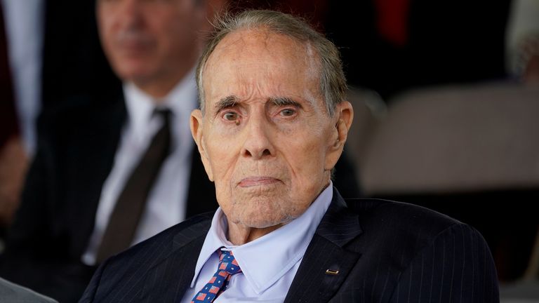 Former Senate majority leader Bob Dole pictured in September 2019