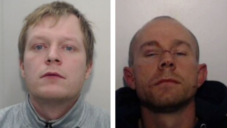 John Watson (left) and Mark Goodram were jailed for 18 months each this week
