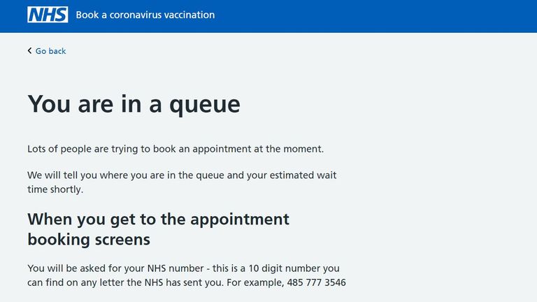 The NHS website is not making it easy to book a booster jab
