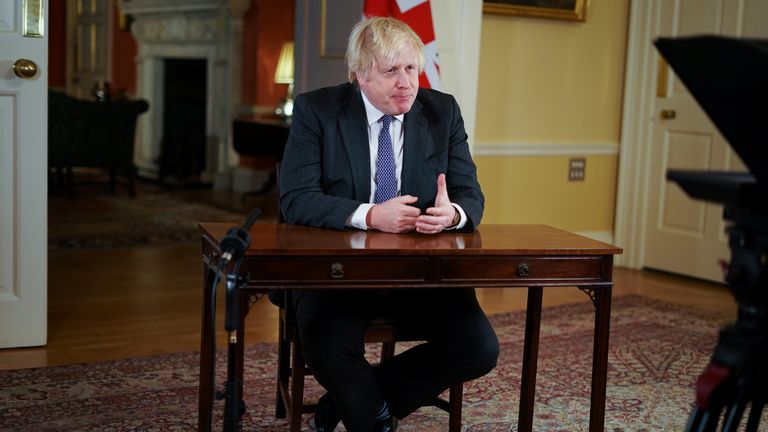 Prime Minister Boris Johnson addresses the nation
